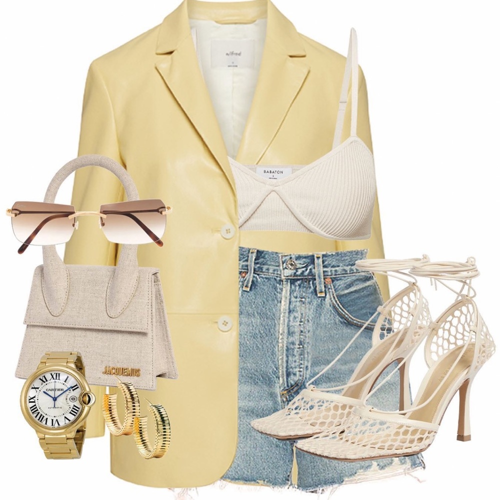 Wilfred MEMORIES blazer in wheat